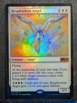 Resplendent Angel - Foil - Core Set 2019 / M19 (MTG) - Image 1