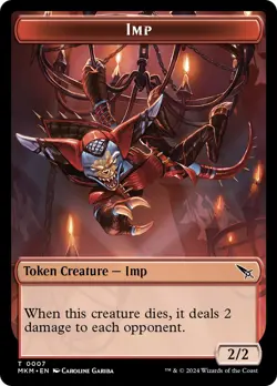 🧙Detective/Imp Token Foil MKM Murder at Karlov Manor MTG - Image 2