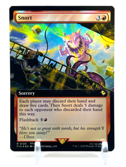 Snort - Extended Art R MTG Commander: Final Fantasy - FOIL - MTG #0120 - Image 1