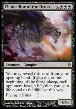 Chancellor of the Dross - Medium Play MTG New Phyrexia - Image 1