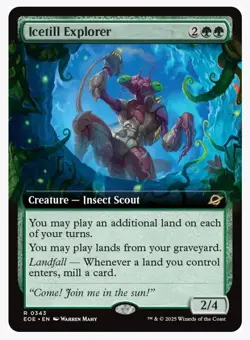 Icetill Explorer (Extended Art) #343 (NM) Edge of Eternities EOE Magic MTG - Image 1