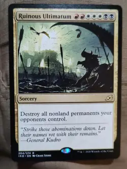 Ruinous Ultimatum - NEAR MINT - Ikoria: Lair of Behemoths RARE MTG SORCERY - Image 1