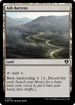 Ash Barrens, Commander, MTG, Common Card, 0419 - Image 1