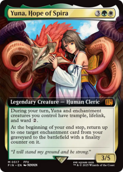 Magic MTG - Yuna, Hope of Spira - Final Fantasy: Extras - MINT/NMINT - EN - Image 1