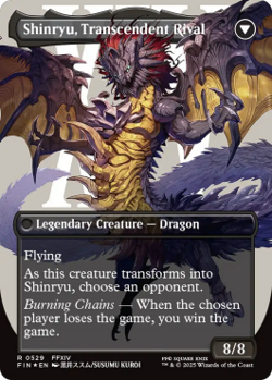 Magic MTG - Zenos yae Galvus // Shinryu, Transcendent Rival - MINT/NMINT - EN - - Image 2