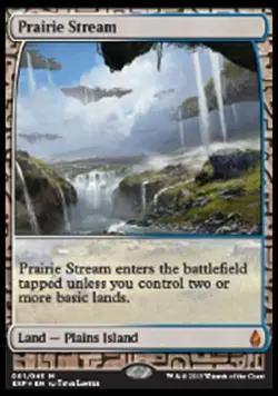 Magic MTG - Prairie Stream - MINT/NMINT - EN - FOIL - Image 1