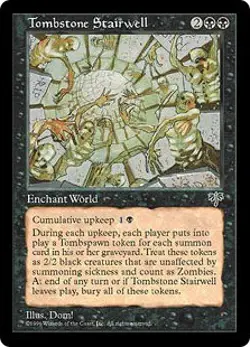 Magic MTG - Tombstone Stairwell - Mirage - EXC - EN - Image 1