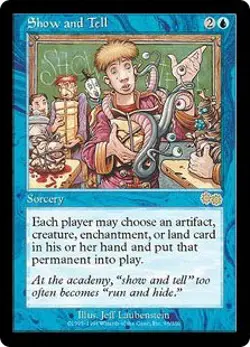 Magic MTG - Show and Tell - Urza's Saga - MINT/NMINT - EN - Image 1