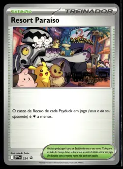 Portuguese Paradise Resort 2025 SVP 224 SV-P Worlds Promo Pokemon Card (LP) - Image 1