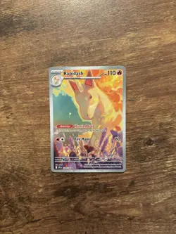 pokemon destined rivals rapidash 189/182 IR - Image 1