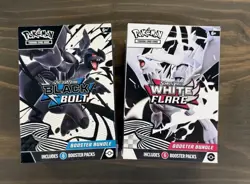 Pokemon Black Bolt & White Flare BOOSTER BUNDLE Set of 2! Factory Sealed - Image 1
