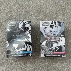 Pokemon TCG Black Bolt & White Flare Booster Bundle New Sealed IN HAND - Image 1