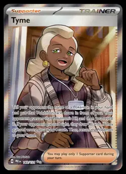 TYME [FULL ART] - 143/131 - PRISMATIC EVOLUTIONS PRE HOLO POKEMON - NM - Image 1