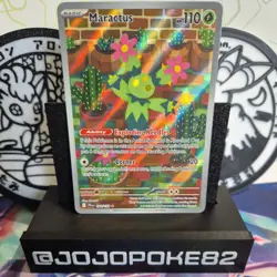 pokemon cards tcg Maractus Journey Together Illustration Rare 160/159 - Image 1