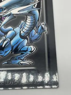 Yugioh Blue Eyes White Dragon BANDAI duel scene vintage card 90s - Image 3