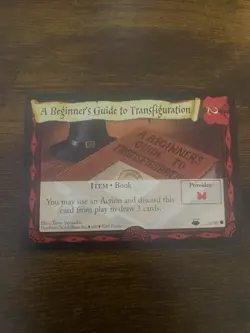 Harry Potter CCG Diagon Alley Card 51/80 A Beginner's Guide To Transfiguration - Image 1