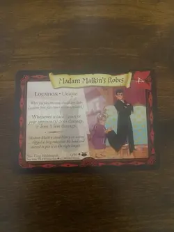 Harry Potter CCG Diagon Alley Card 42/80 Madam Malkin's Robes - Image 1