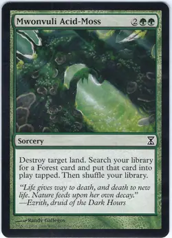 MTG Magic the Gathering Card - 1X Mwonvuli Acid-Moss - Time Spiral - Common - Image 3