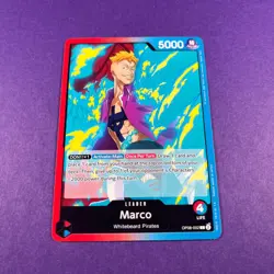 One Piece TCG Marco OP08-002 Two Legends Leader Trading Card TCG - Image 1