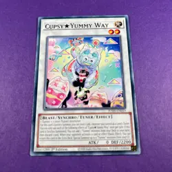 JUSH-EN019 CupsyUYummy Way Rare Card 1st Edition Yugioh Trading Card TCG - Image 2