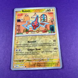 Rotom 077/182 Reverse Holo Card Destined Rivals Pokemon Trading Card TCG - Image 1