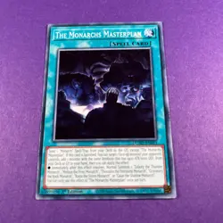 Yugioh DUAD-EN061 The Monarchs Masterplan Common Yugioh Trading Card - Image 1