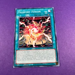 DUAD-EN060 Teleport Fusion Common Card 1st Edition Yugioh Trading TCG - Image 1