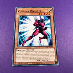JUSH-EN042 Overlay Booster Rare Card 1st Edition Yugioh Trading Card TCG - Image 1