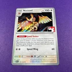 Noctowl 115/142 Play! Stamped Pokemon Prize Pack Stellar Crown Trading Card - Image 2