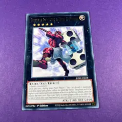 JUSH-EN058 Number 67 Pair-a-Dice Smasher Rare Card 1st Edition Yugioh TCG - Image 1