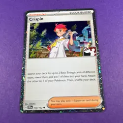 Pokemon TCG Crispin 133/142 Cosmos Holo Prize Pack Series 7 Trading Card TCG - Image 1