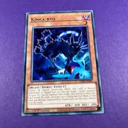 JUSH-EN049 Kinka-byo Rare Card 1st Edition Yugioh Trading Card TCG - Image 2