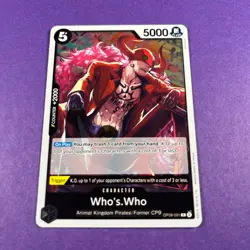 Whos.Who OP08-091 Two Legends One Piece Card Game OP Trading Card TCG - Image 3