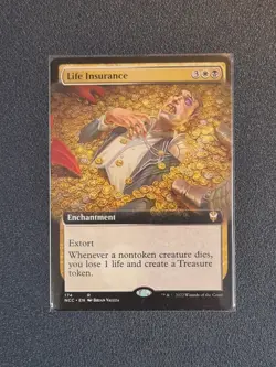 MTG Life Insurance - Extended - NCC - Near Mint+ Condition - Image 1