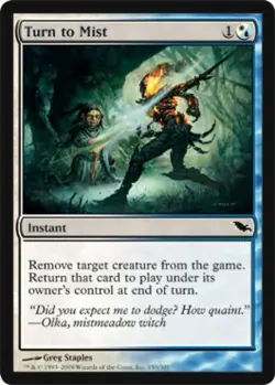 Turn to Mist - Light Play MTG Shadowmoor - Image 1
