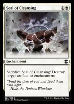Seal of Cleansing - Near Mint MTG Eternal Masters - Image 1