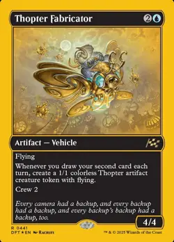 Thopter Fabricator, Aetherdrift, MTG, Rare First-Place-Foil Card, 0441 - Image 1