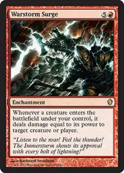 Warstorm Surge - Light Play MTG Commander 2013 Edition - Image 1