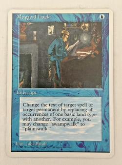 1x Magical Hack Fourth 4th Edition MTG Magic the Gathering LP/NM - Image 1