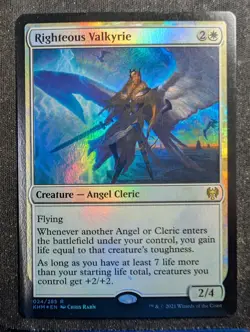 Righteous Valkyrie - Foil - Kaldheim (MTG) - Image 1