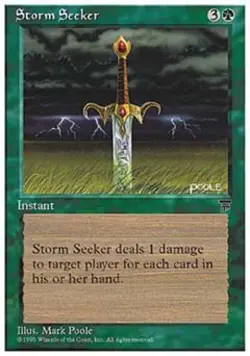 Storm Seeker - Medium Play MTG Chronicles - Image 1