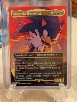Mtg Sonic The Hedgehog Secret Lair Cards *All 8 - Image 4