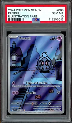 PSA 10 Duskull IR 068/064 Shrouded Fable Illustration Rare IR Alt Art Pokemon - Image 1