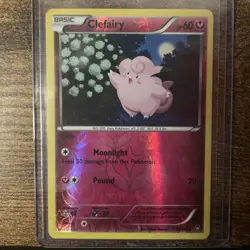 Pokemon TCG Clefairy XY - Furious Fists #69 Reverse Holo - Image 1