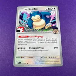 Play! Pokemon Prize Pack Series 7 Journey Together 117/159 Hop's Snorlax TCG - Image 2