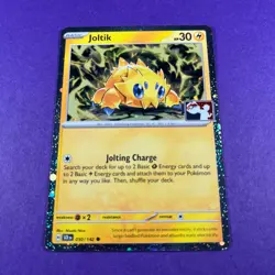 Joltik 050/142 Play! Pokemon Prize Pack Series 7 Stellar Crown Cosmo Holo - Image 1