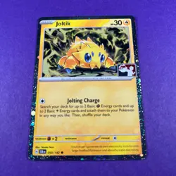 Joltik 050/142 Play! Pokemon Prize Pack Series 7 Stellar Crown Cosmo Holo - Image 2
