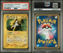 2002 POKEMON JPN SPLIT EARTH 1ST EDITION 037/088 JOLTEON-HOLO PSA 10 - Image 3