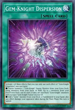 BLMM-EN023 "Gem-Knight Dispersion" Secret Rare YuGiOh! NEW - Image 1
