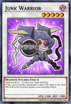 BLMM-EN009 "Junk Warrior" Secret Rare YuGiOh! NEW - Image 1